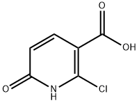 2-氯-6-羥基煙酸, 38025-90-0, 結(jié)構(gòu)式