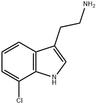 2-(7-chloro-1H-indol-3-yl)ethanamine Struktur