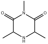 2,6-Piperazinedione,  1,3,5-trimethyl- Struktur