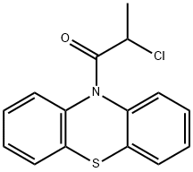 2-CHLORO-1-(10H-PHENOTHIAZIN-10-YL)PROPAN-1-ONE Structure