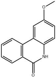 2-Methoxyphenanthridine-6(5H)-one Struktur