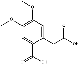 2-(CarboxyMethyl)-4,5-diMethoxybenzoic acid Structure