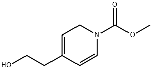 1(2H)-Pyridinecarboxylic  acid,  4-(2-hydroxyethyl)-,  methyl  ester Struktur