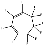 1,2,3,4,5,5,6,6,7,7-Decafluoro-1,3-cycloheptadiene Struktur