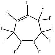 1,2,3,3,4,5,6,6,7,7-Decafluoro-1,4-cycloheptadiene Struktur