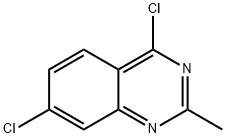 QUINAZOLINE, 4,7-DICHLORO-2-METHYL- Struktur