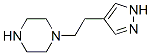 Piperazine, 1-[2-(1H-pyrazol-4-yl)ethyl]- (9CI) Struktur