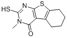 (1)benzothieno(2,3-d)pyrimidin-4(1h)-one,2,3,5,6,7,8-hexahydro-3-methyl-2-thio                                                                                                                                                                                                                                                                                                                                                                                                                                       Struktur