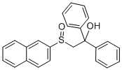 alpha-((2-Naphthylsulfinyl)methyl)benzhydrol Struktur