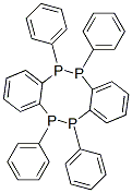 5,6,11,12-Tetrahydro-5,6,11,12-tetraphenyldibenzo[c,g][1,2,5,6]tetraphosphocin Struktur