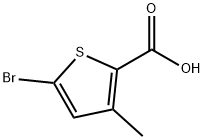 5-BROMO-3-METHYLTHIOPHENE-2-CARBOXYLIC ACID Struktur