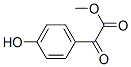 4-ヒドロキシ-α-オキソベンゼン酢酸メチル 化學(xué)構(gòu)造式