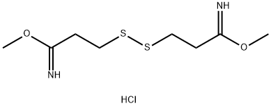 DIMETHYL 3,3'-DITHIO-BIS(PROPIONIMIDATE) DIHYDROCHLORIDE Struktur