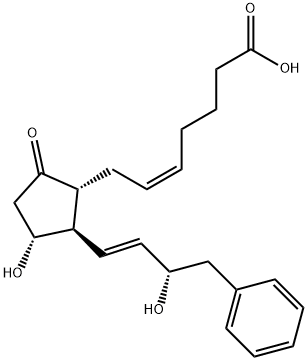 16-PHENYL TETRANOR PROSTAGLANDIN E2 Struktur