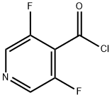 4-Pyridinecarbonyl chloride, 3,5-difluoro- (9CI) Struktur