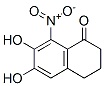 1(2H)-Naphthalenone, 3,4-dihydro-6,7-dihydroxy-8-nitro- (9CI) Struktur