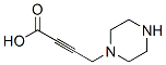 4-(1-Piperazinyl)-2-butynoic acid Struktur