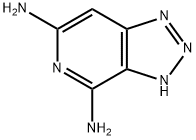 1H-1,2,3-Triazolo[4,5-c]pyridine-4,6-diamine(9CI) Struktur