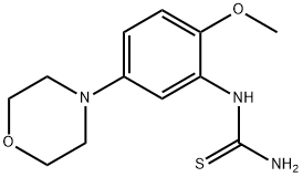 1-(2-Methoxy-5-Morpholinophenyl)thiourea Struktur