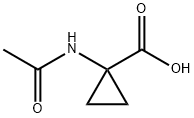 Cyclopropanecarboxylic acid, 1-(acetylamino)- (9CI) Struktur