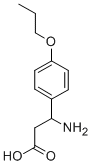 3-(4-PROPOXYPHENYL)-BETA-ALANINE Struktur