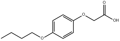 (4-butoxyphenoxy)acetic acid Struktur