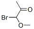 2-Propanone,  1-bromo-1-methoxy- Struktur