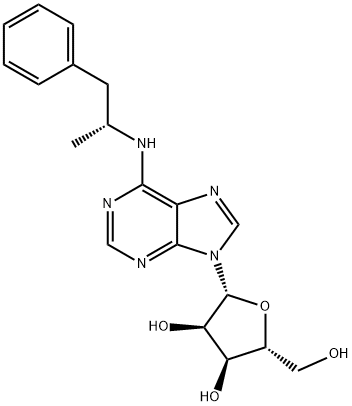 (-)-N6-(2-PHENYLISOPROPYL)-ADENOSINE Struktur