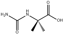 N-CARBAMYL-ALPHA-AMINO-ISOBUTYRIC ACID Struktur