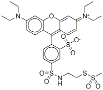 SULFORHODAMINE METHANETHIOSULFONATE Struktur