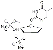 ThyMidine 3',5'-Diphosphate DisodiuM Salt Struktur