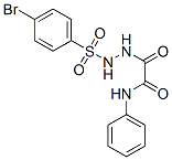 N'-[(4-Bromophenyl)sulfonyl]-2-oxo-2-(phenylamino)acetohydrazide Struktur