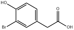 3-BROMO-4-HYDROXYPHENYLACETIC ACID Struktur