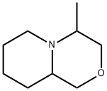 Pyrido[2,1-c][1,4]oxazine,  octahydro-4-methyl- Struktur