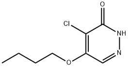 5-butoxy-4-chloropyridazin-3(2H)-one Struktur