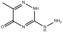 3-HYDRAZINO-6-METHYL-4H-[1,2,4]TRIAZIN-5-ONE Struktur