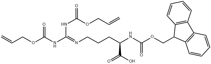 FMOC-D-ARG(ALOC)2-OH Struktur