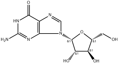 9-(BETA-D-ARABINOFURANOSYL)GUANINE Structure