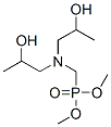 dimethyl [[bis(2-hydroxypropyl)amino]methyl]phosphonate Struktur