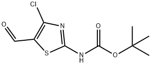 (4-氯-5-甲?；邕?2-基)氨基甲酸叔丁酯 結(jié)構(gòu)式