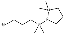 3-[(2,2-DIMETHYL-1,2-AZASILOLIDIN-1-YL)-(DIMETHYL)-SILYL]-1-PROPANAMINE Struktur