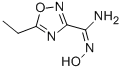 1,2,4-Oxadiazole-3-carboximidamide,5-ethyl-N-hydroxy- Struktur