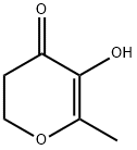 4H-Pyran-4-one, 2,3-dihydro-5-hydroxy-6-methyl- Struktur