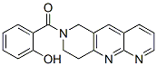 Pyrido[2,3-b][1,6]naphthyridine, 6,7,8,9-tetrahydro-7-(2-hydroxybenzoyl)- (9CI) Struktur