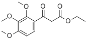 3-OXO-3-(2,3,4-TRIMETHOXYPHENYL)PROPIONIC ACID ETHYL ESTER Struktur