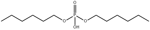 dihexyl hydrogen phosphate  Struktur