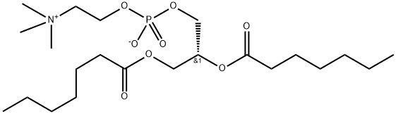 1,2-DIHEPTANOYL-SN-GLYCERO-3-PHOSPHOCHOLINE Struktur