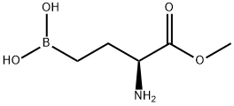 Butanoic acid, 2-amino-4-borono-, 1-methyl ester, (2S)- (9CI) Struktur