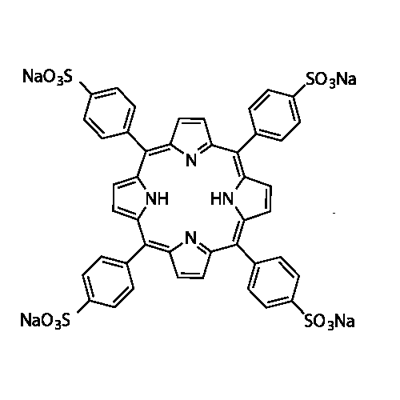 TETRASODIUM-MESO-TETRA(4-SULFONATOPHENYL)PORPHINE Struktur