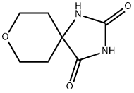 8-oxa-1,3-diazaspiro[4.5]decane-2,4-dione Struktur